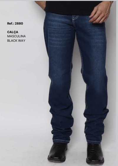 Calça Jeans Masculina Dock's Black
