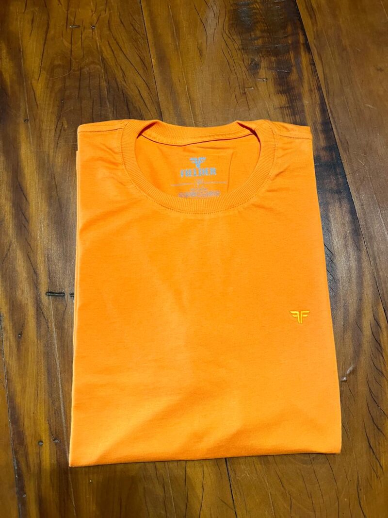 Camiseta Masculina Fielder Básica laranja - Image 3