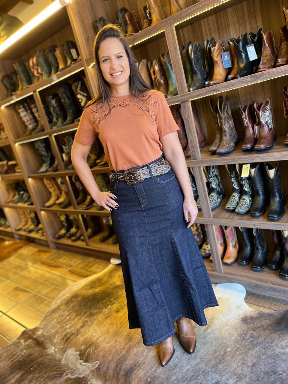 Saia Miss Country Jeans 3283