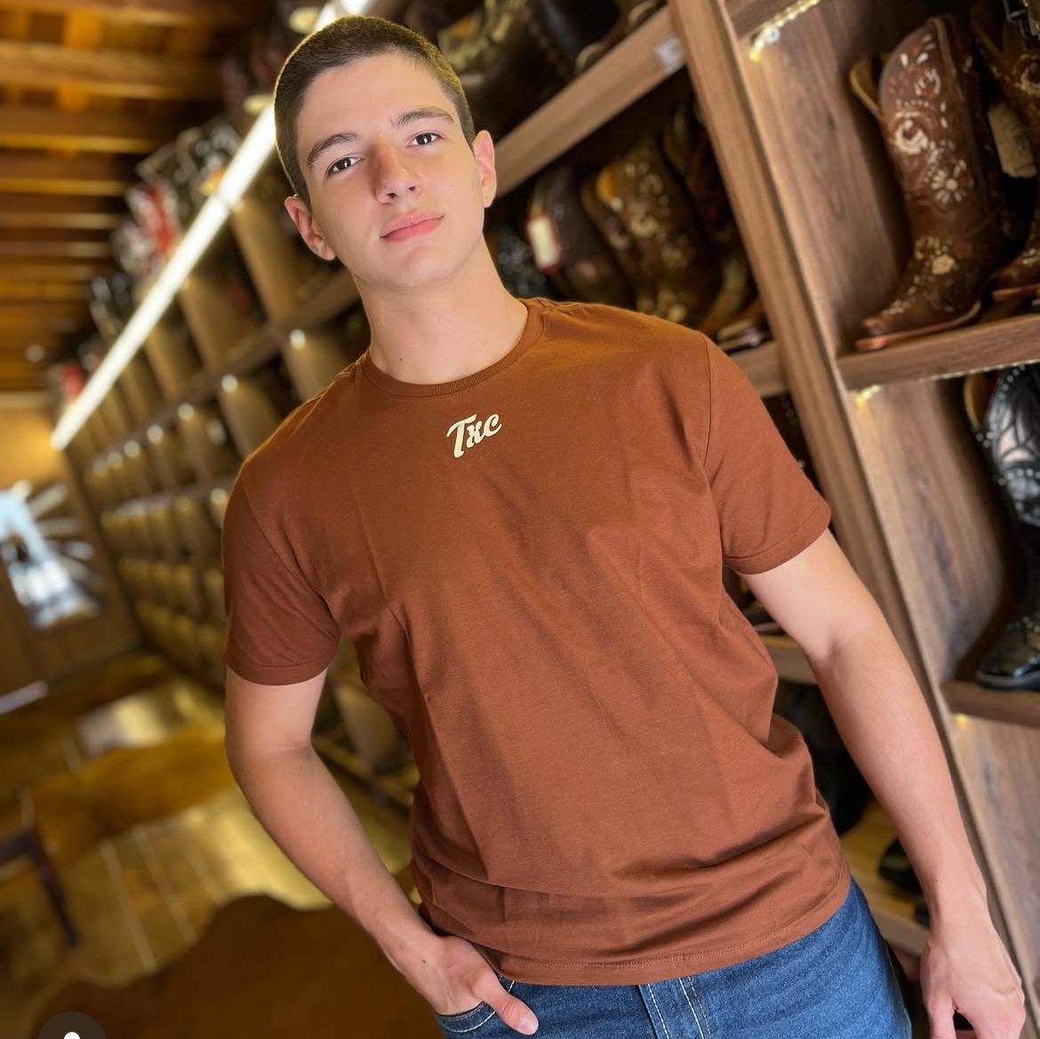 Camiseta TXC 192511 Marrom