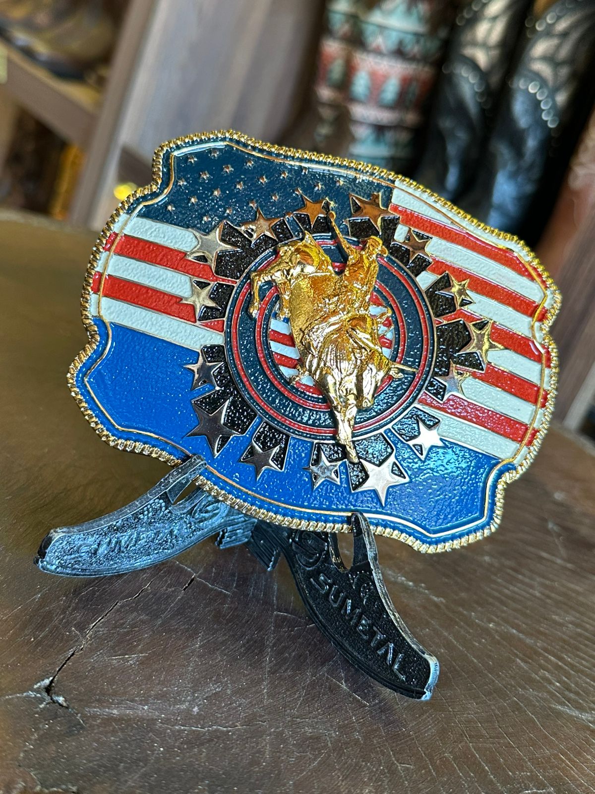 Fivela Touro EG Sumetal  Cód.10846