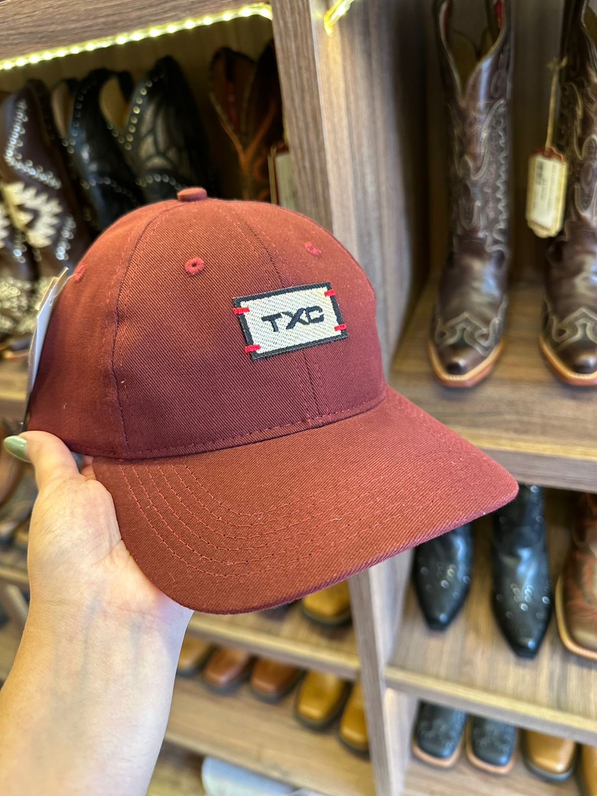 Boné High Strap Sarja Bordo TXC Cód. 120428C