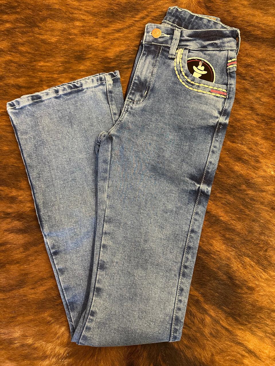 Calça Feminina Best Rodeo Cowtry Flare Rosilho Hors Cód. F537