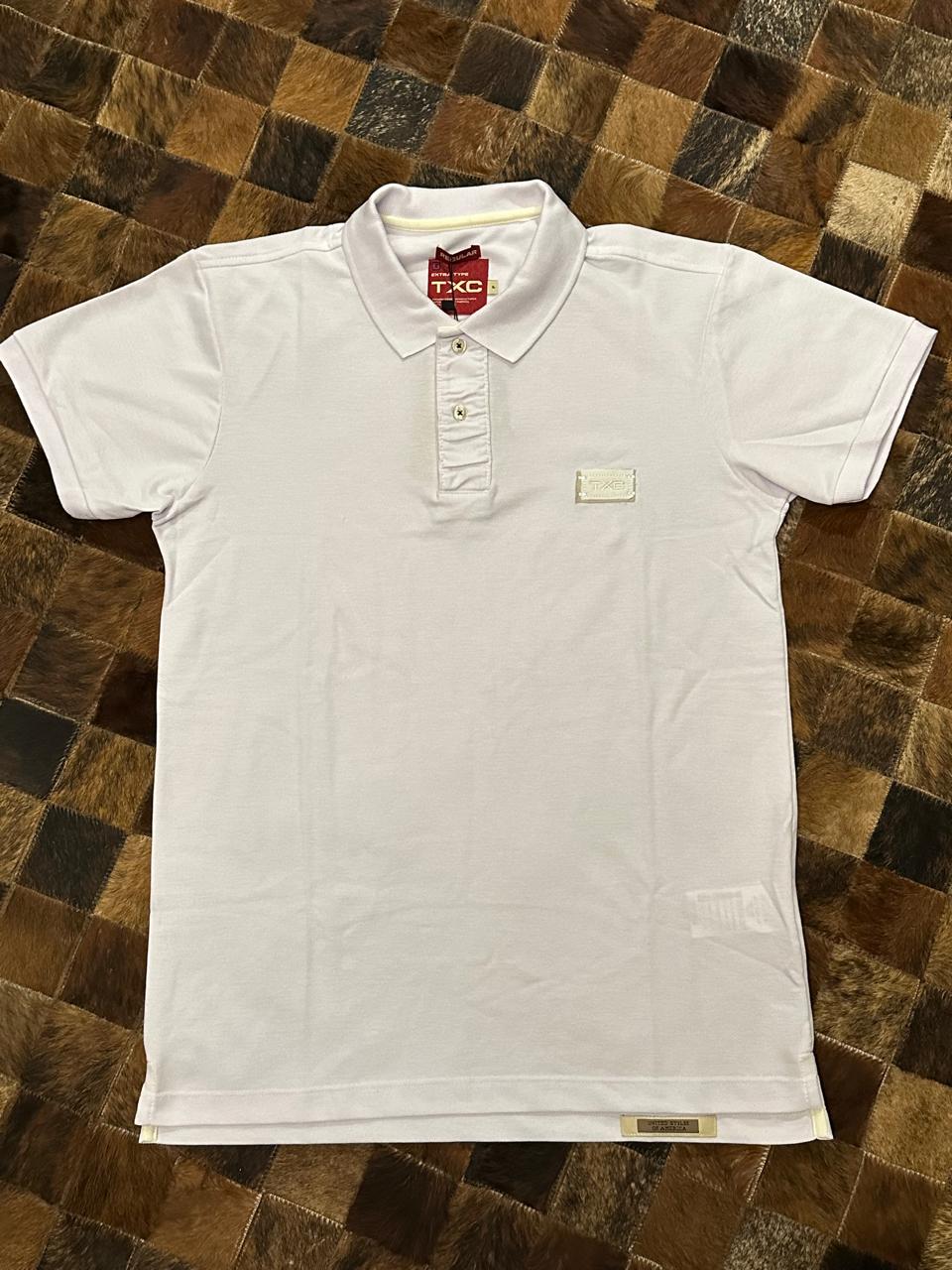 Polo Masculina TXC Branca Cód. 6943