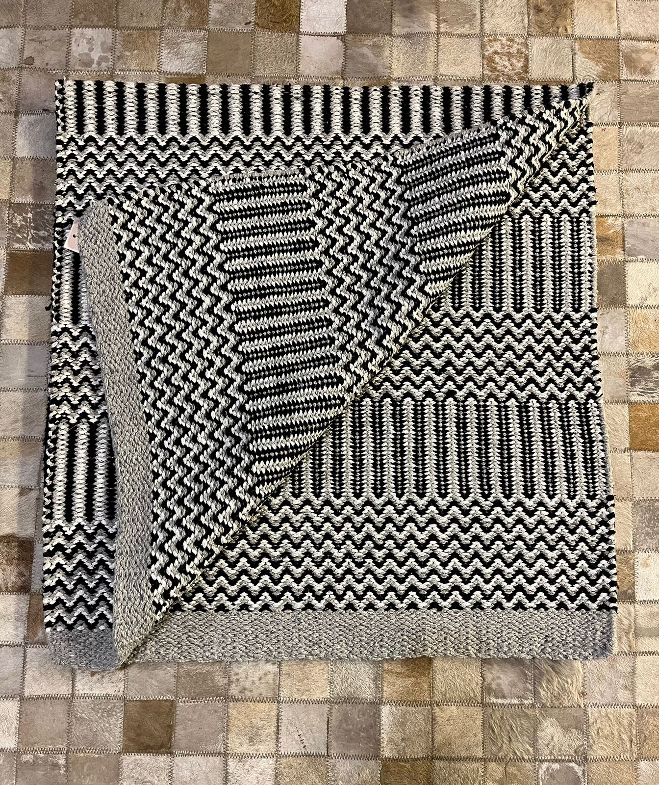 Sobremanta Dupla Carijo Cinza 32"x64" Cód.972