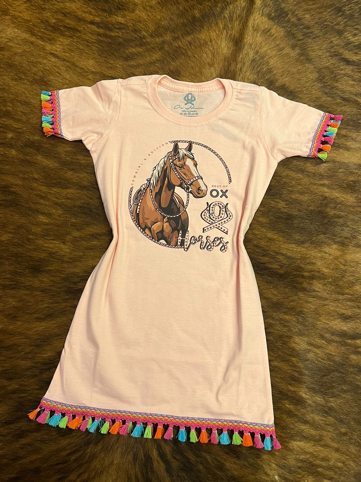 Vestido Infantil Ox Horns Cód. 5316
