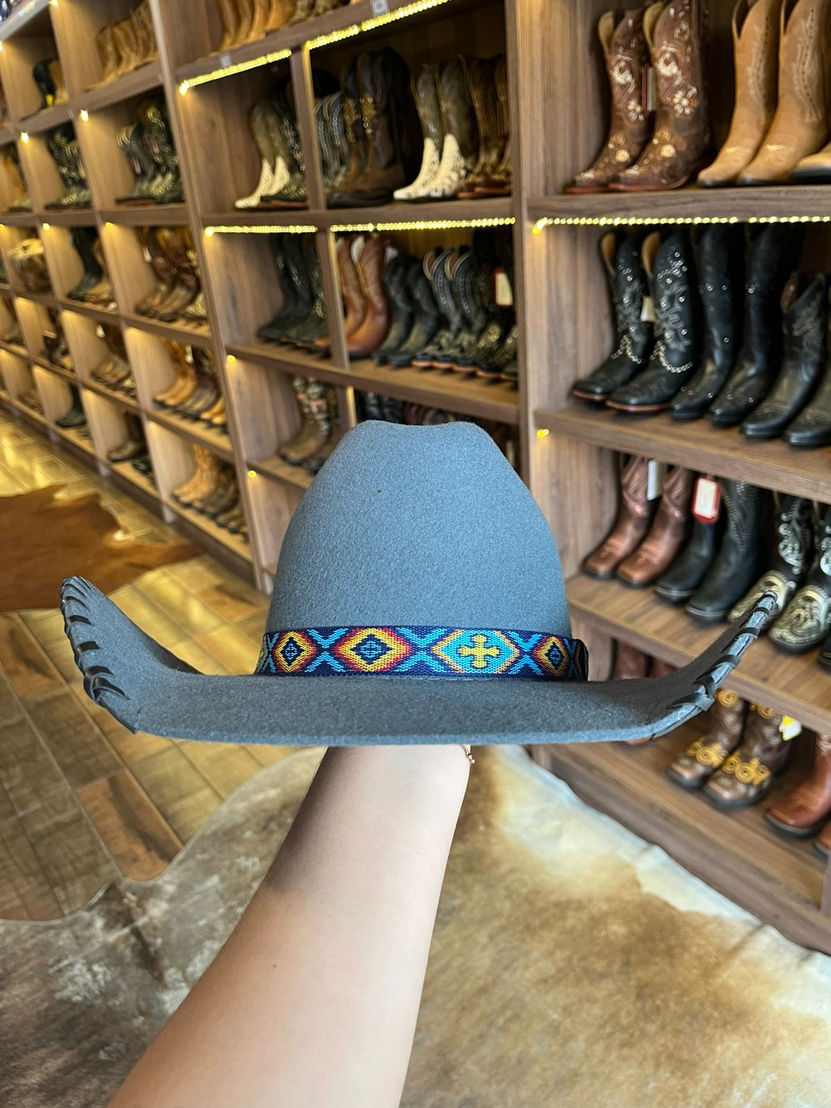 Chapeu Eldorado Grafite Pena Cód. EC321