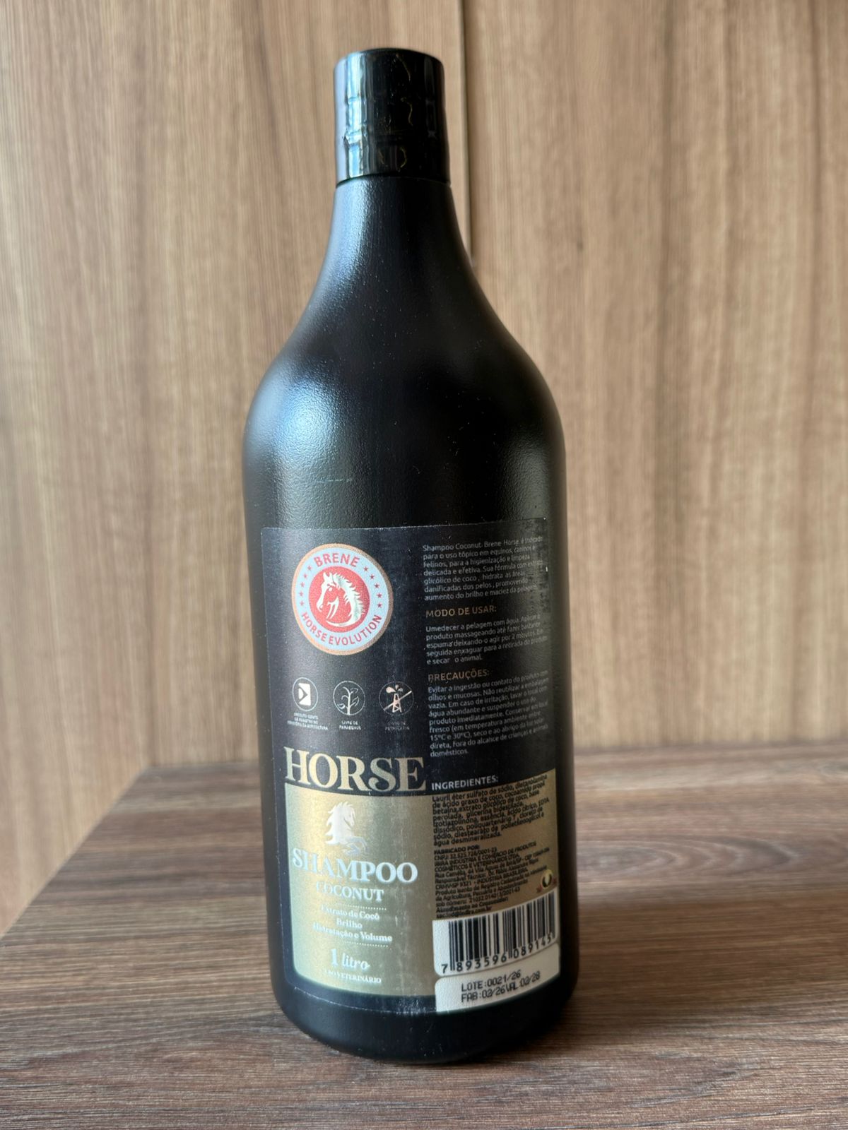 Shampoo Coconut 1L Brente Horse Cód.4113