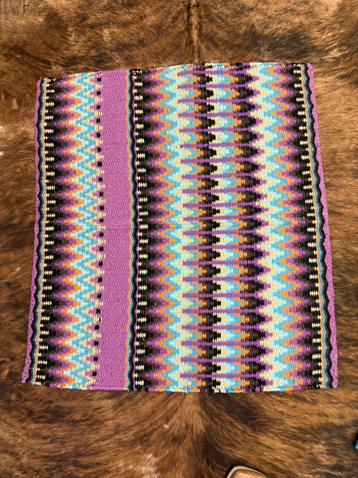Sobremanta Navajo Lã 34x40 Boots Horse  Laço Cód. 4080