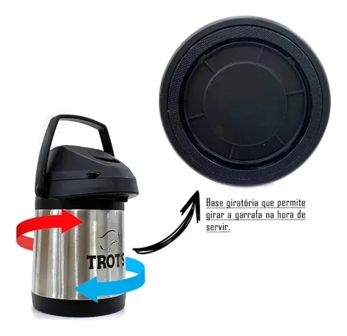 Garrafa Térmica Inox Trots - Imagem 4
