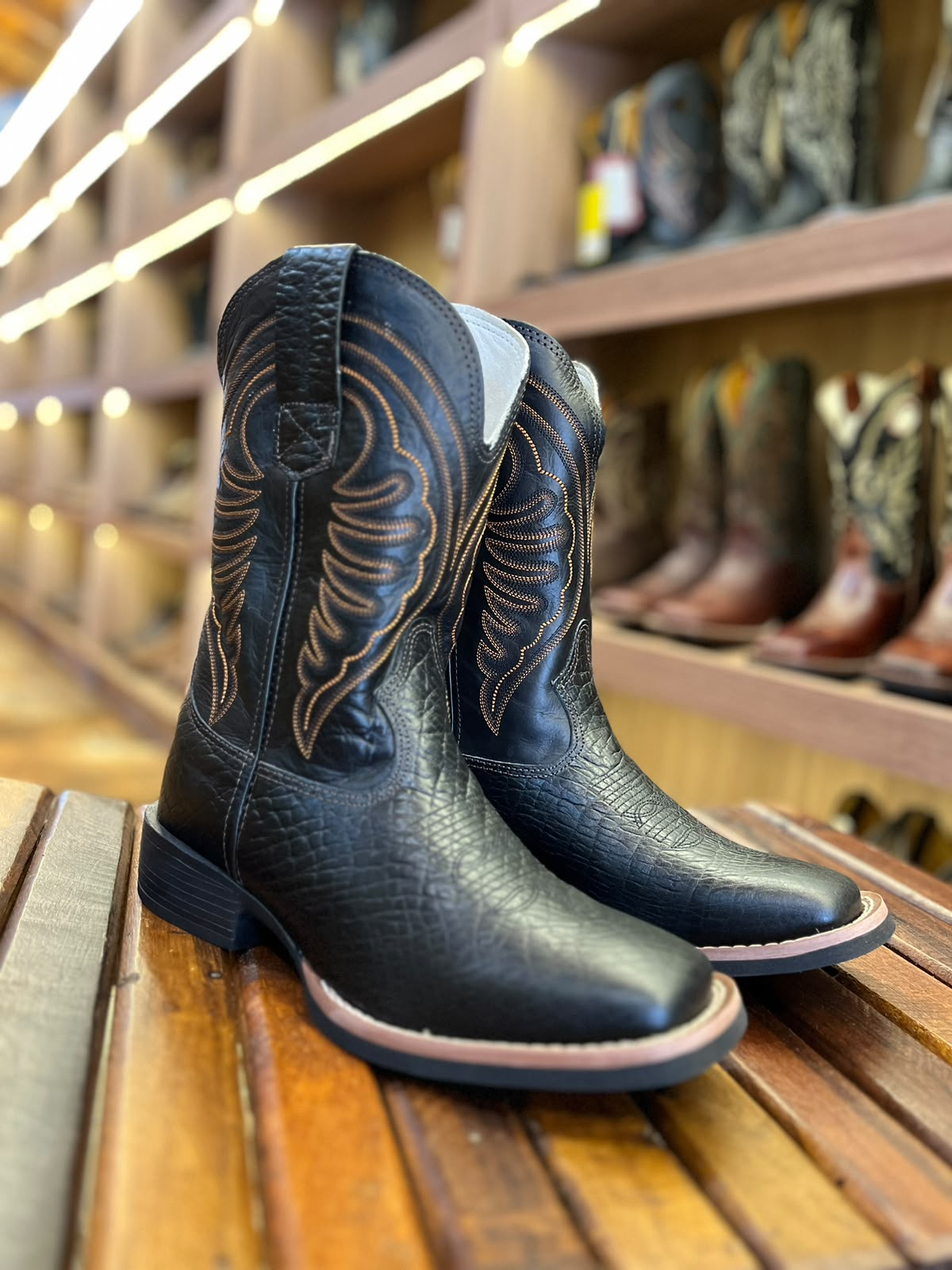 Bota Masculina Texas Rodeo TR265 Preto