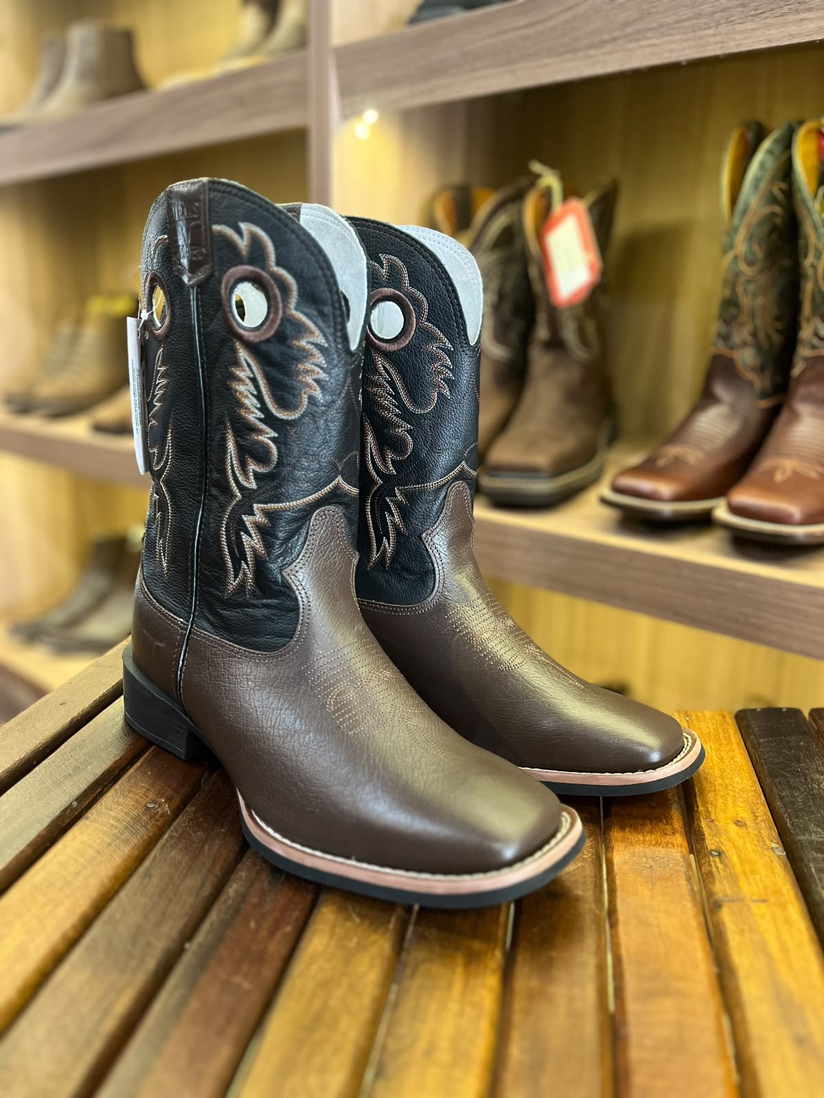 Bota Masculina Texas Rodeo TR263 Tabaco